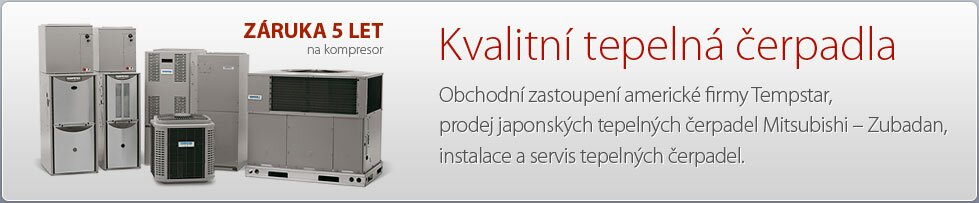 Kvalitní tepelná čerpadla
